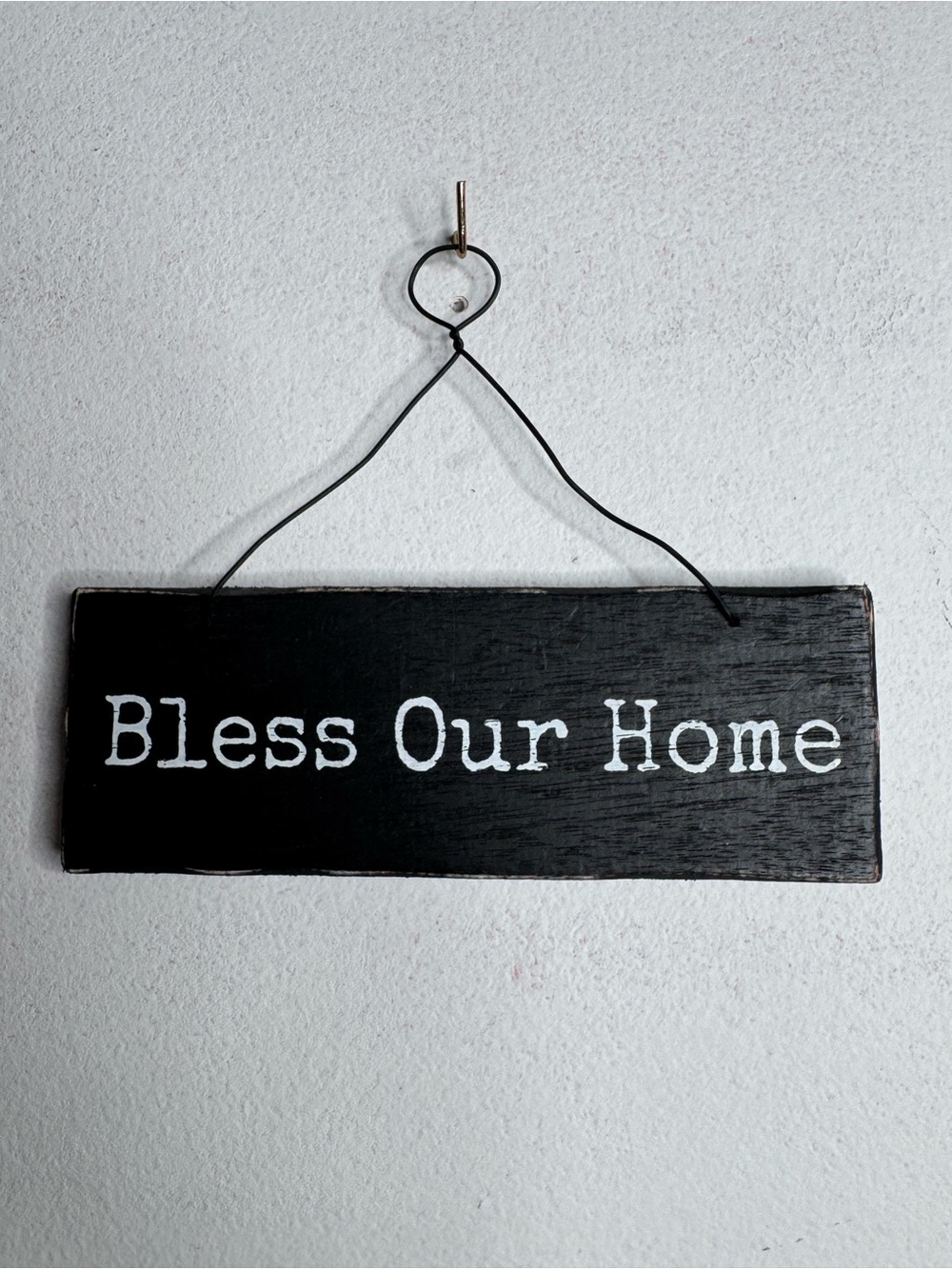 Bless Our Home Farmhouse Hanging Sign